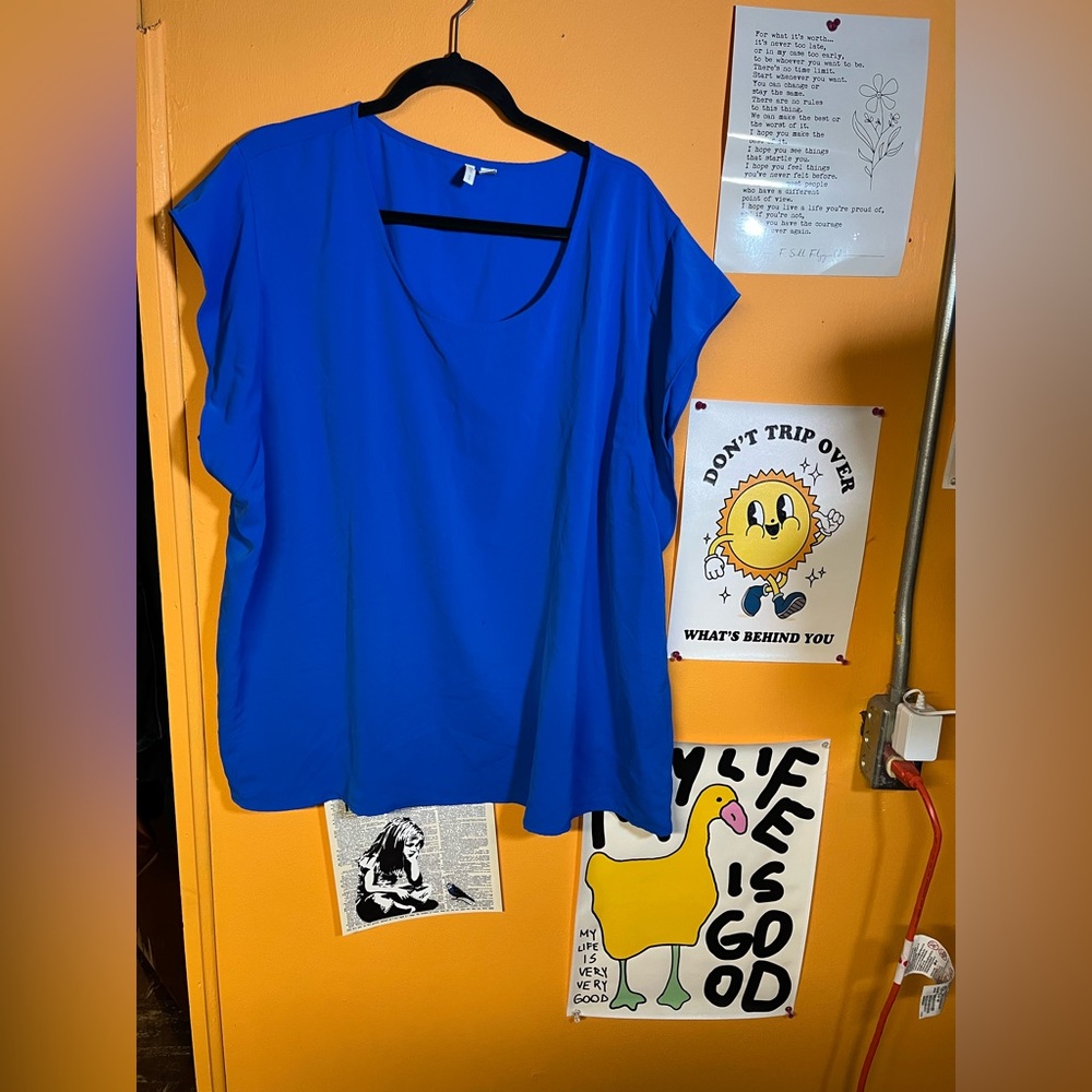 Cato Vibrant Blue Women's Blouse 26/28
